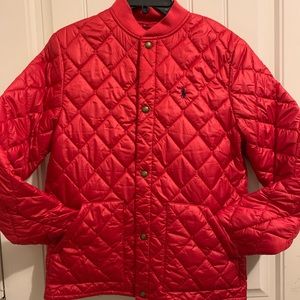 NEW Ralph Lauren Quilted Bomber Jacket Boys XL/18